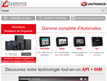 Tablet Screenshot of pl-systems.fr